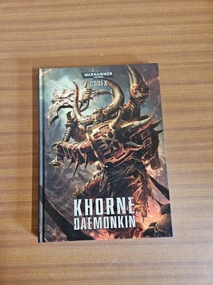 CODEX KHORNE DAEMONKIN ARMY BOOK WARHAMMER 40K 2015 GAMES WORKSHOP CHAOS - Image 1 of 4