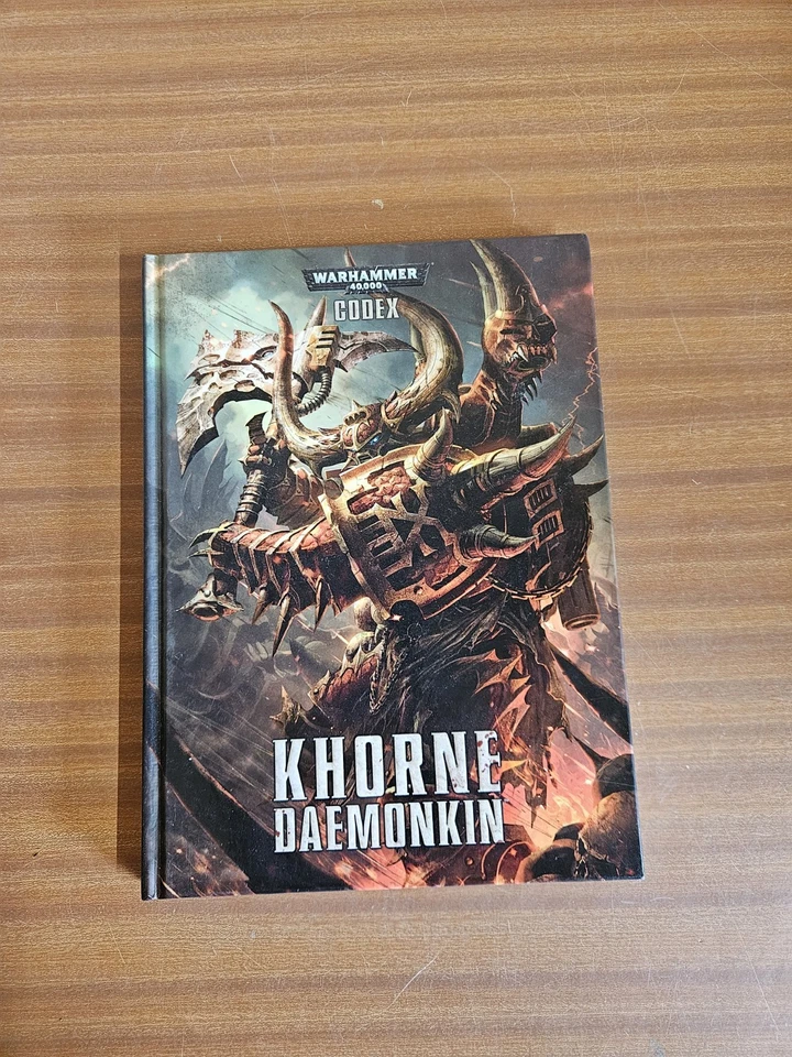 CODEX KHORNE DAEMONKIN ARMY BOOK WARHAMMER 40K 2015 GAMES WORKSHOP CHAOS - Image 1 of 4