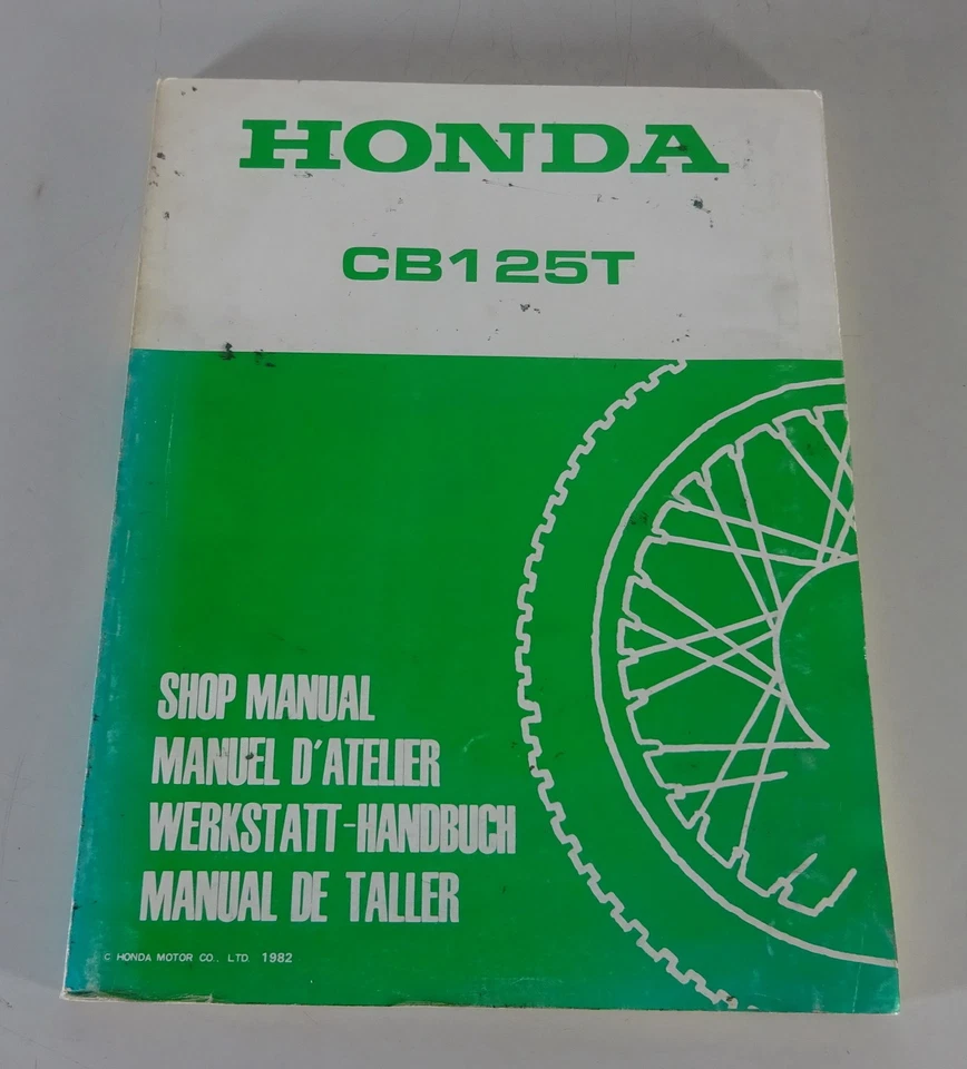 Manual de Taller Honda CB 125 Td Twin Dos Cilindros/Freno de Disco Stand 1982 - Imagen 1 de 4