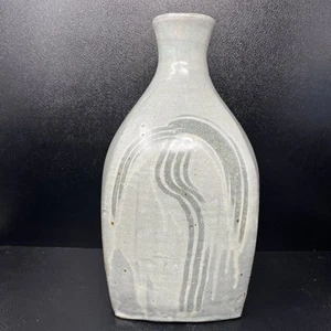 Trevor Corser @ Leach pottery 31cm Bottle Vase finger wipe tree decor 31cm #2638 - Picture 1 of 7