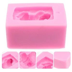 Schlafende Baby Fondant Form Handarbeit Seifenform Dekoration (rosa) - Bild 1 von 12