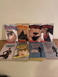 Lot of 8 Vintage Modesty Blaise Peter O'Donnell Paperback Books 1970’s -80’s - Picture 1 of 17