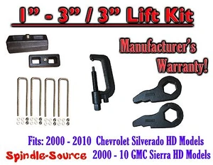 3" Keys 3" Blocks Unload TOOL FOR 00-10 CHEVY GMC 2500 3500 HD Silverado Sierra - Picture 1 of 2