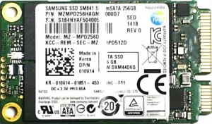 Dell 10V14 Laptop 256GB SSD mSATA Tested Warranty - Picture 1 of 1