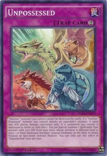 Yu-Gi-Oh! TCG Unpossessed Secrets of Eternity SECE-EN076 1st Ed Common NM/M - Image 1 of 1