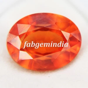 Piedras preciosas sueltas certificadas naranja fuego granate natural ovaladas mandarina de 8,12 quilates - Imagen 1 de 5