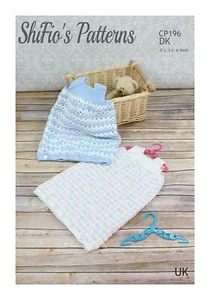 Patrón de crochet para bebés saco de dormir, patrón saco de dormir, 3 tamaños, CP196 - Imagen 1 de 8