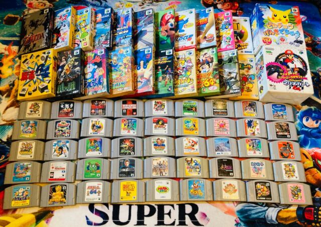 Dairantou Super Smash Bros / Mario Kart 64 (2 Japanese N64 Games)US  Seller**