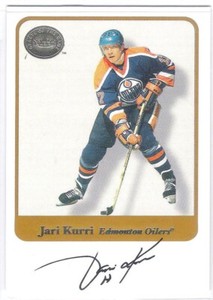 2001-02 Fleer Greats of the Game Autographs Jari Kurri