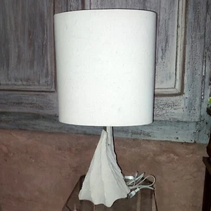 Lampe brutaliste en Pierre Sculptée taillé C 1970's dlg Albert Tormos - Imagen 1 de 7