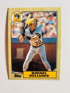 1987 TOPPS #541 RAFAEL BELLIARD NM-MT MLB BASEBALL CARD - Picture 1 of 2