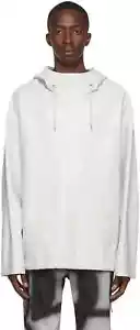 Givenchy Lambskin Leather Hoodie in Gray Size 50 US 40 M New $3985 - Picture 1 of 15