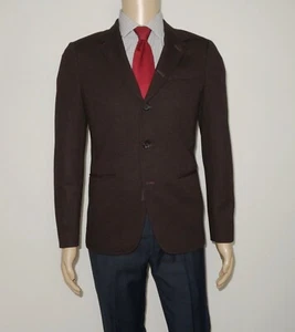 $498 NEW John Varvatos LUXE Sport Jacket in Pinot Noir Size 36 Wool Blend - Picture 1 of 12