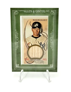 2023 Topps Allen & Ginter - Alex Rodriguez - Bat Relic - Yankees - Picture 1 of 2
