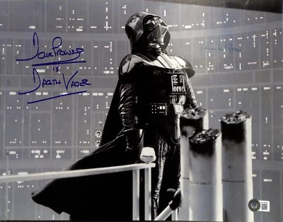 David Prowse & James Earl Jones Darth Vader Signed 11x14 Photo Auto 10 BECKETT  - Image 1 of 4