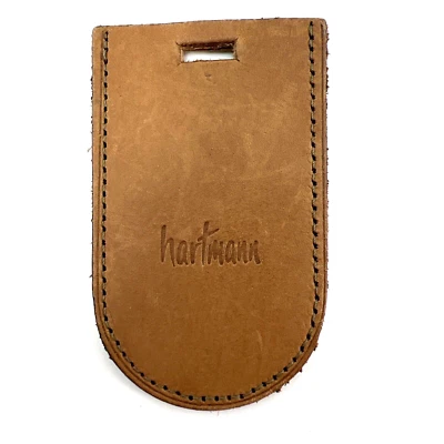Vintage Leather Hartmann Luggage Tag - No Strap - Image 1 of 4