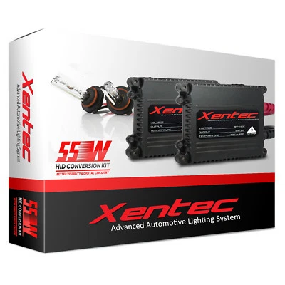 XENTEC 55W XENON SLIM HID KIT CONVERSION H1 H3 H4 H7 H10 H11 H13 9005 9006 9007 - Image 1 of 4