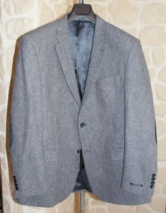 Veste grise 100% laine neuve taille 58 EUR marque HAROLD étiquetée à 259€ - Imagen 1 de 5