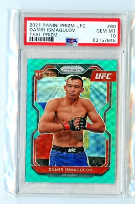 2021 Prizm UFC Damir Ismagulov /49 Prizm SSP RC PSA 10 - Image 1 of 2