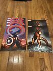 SDCC 2019 EXCLUSIVE MARVEL CAPTAIN AMERICA & IRON MAN POSTER LOT OF 6
