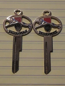 Chrysler Lion Crest Ignition/Locks Set Gold Plated Key Blanks NOS 1956-1967 - Picture 1 of 9