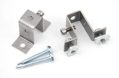 (Set) Reproduction Herman Miller CSS Corner Bracket Wall Support Mounting Foto 1 de 4