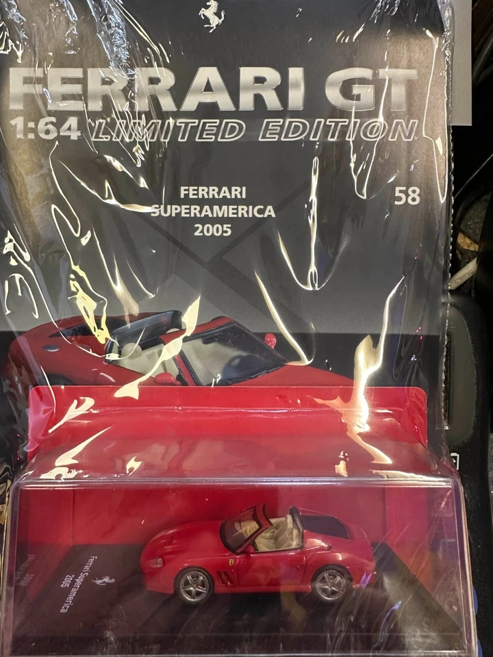 FERRARI  SUPERAMERICA 2005   1/64 die-cast + BOOKLET  Limited edition - Immagine 1 di 2
