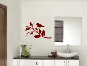 Bird on branch wall sticker | Nature wall stickers | Bird wall decal - Picture 1 of 6