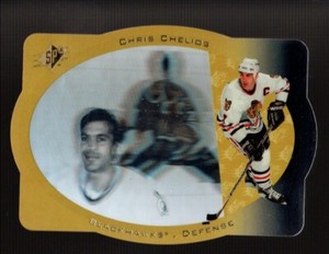 1996-97 SPx GOLD #6 Chris Chelios CHICAGO BLACKHAWKS ESPN Analyst