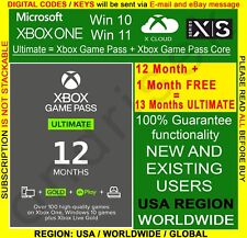 Xbox Game Pass Ultimate 12 Month + Game Pass Core  | USA | GLOBAL REGION