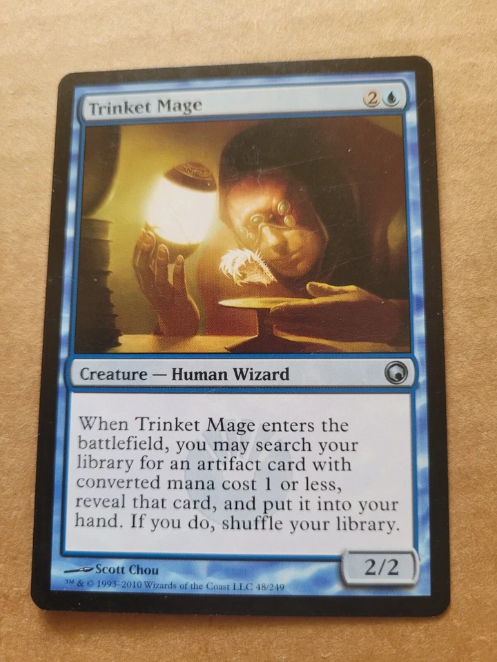 Scars of Mirrodin #48 Trinket Mage MTG Magic #48 Human Wizard LP BULK DISCOUNT - Image 1 of 1