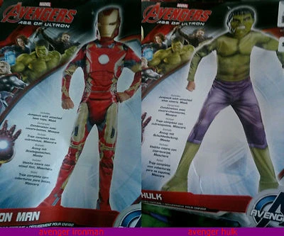 Marvel Avengers Iron Man or THE HULK  AGE OF ULTRON  New  med 8-10  2/4 toddler - Image 1 of 4