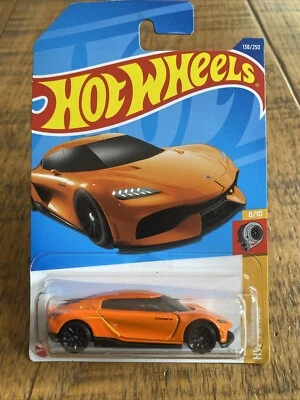 Литая длинная карточка Hot Wheels Koenigsegg Gemera (оранжевая) 1:64 Mattel - Изображение 1 из 4