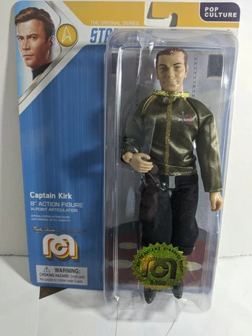 Captain Kirk Star Trek 8" 1/9 SCALE 2019 Mego Action Figure Cover