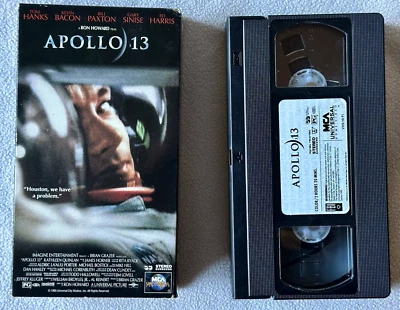 APOLLO 13, VHS TAPE, 1995 SLIPSLEEVE COVER, HANKS, BACON, PAXTON, SINISE, VVG - Image 1 of 4