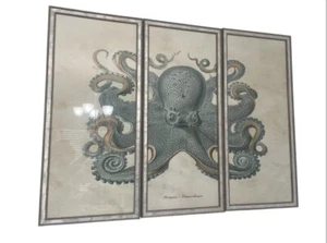 Großer hochwertiger Diptychon Giclée Druck auf feinem Papier - Oktopus Gamochonia - Bild 1 von 5
