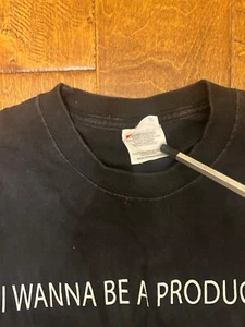 I wanna be a producer vintage- Mel Brooks size extra large black t-shirt - Picture 1 of 6