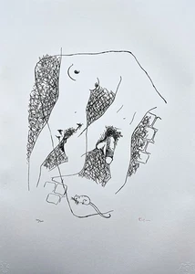 TOYEN - Erotic scene II - numbered edition 100/500, 50x70 cm (19,7x27,6 in) - Picture 1 of 4