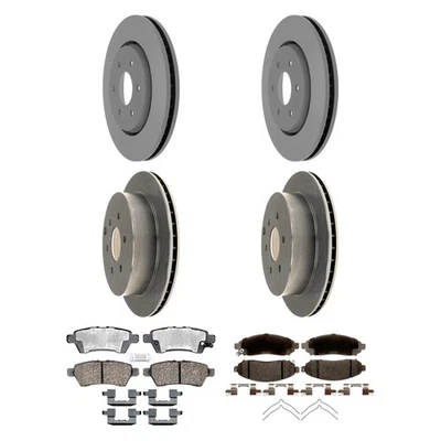 For Nissan Xterra 06-07 ACDelco Silver Front & Rear Brake Kit w Ceramic Pads - Imagem 1 de 4