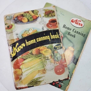 Vintage 1953 Kerr 2 Home Canning Books Paperback FAIR - Picture 1 of 6