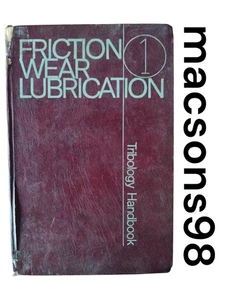 Rare 1981 Tribology Handbook Friction, Wear & Lubrication Vol1 Mir Publishers - Picture 1 of 24