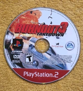 Burnout 3: Takedown (Sony PlayStation 2, 2004) PS2 NUR DISC GETESTET  - Bild 1 von 2