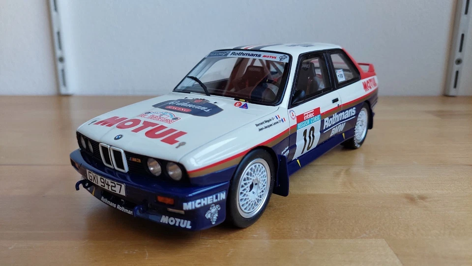BMW M3 (E30) Beguin-Lenne Tour de Corse 1987 Ottomobile OT558 1:18 1 of 2250 - Immagine 1 di 4