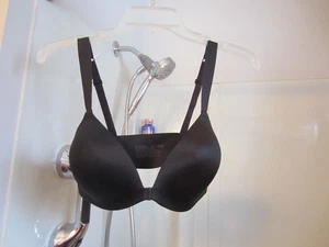 Neu ohne Etikett Damen BH ohne Bügel Frontverschluss Barely There Größe L Farbe schwarz - Bild 1 von 11