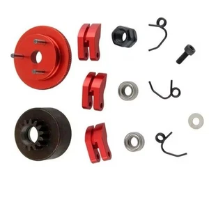 Campana de embrague 14T engranaje volante cono y tuerca de motor para 1/8 RC modelo Nitro coche rojo - Imagen 1 de 2