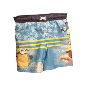 Dispicable Me Minions Boy's Swim Trunks Size 7 New With Tags - Picture 1 of 9
