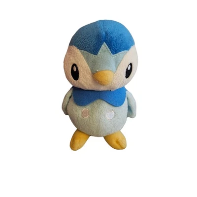 Pokemon/Nintendo Piplup Jakks Pacific 2007 5" bolsa de frijoles de peluche juguete de peluche usado en excelente estado Foto 1 de 2