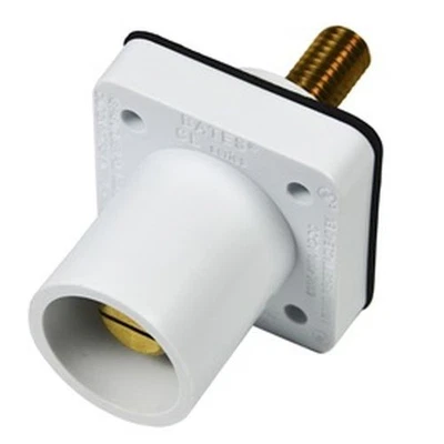CL40MRSB-BX CL Cam Type, Panel Mount,400A, 1-1/8" threaded stud, M - White (B) - Image 1 of 2