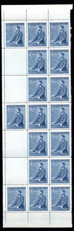 Germany, Bohemia and Moravia, occupation  WWII, Adolf Hitler Birthday  Mi. 88 - Image 1 of 1