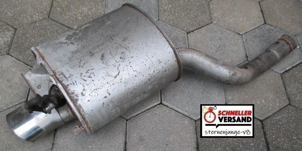 ✔️ Mercedes SLK R170 Endschalldämpfer Auspuff Asmet 2122 031799 E24 - Bild 1 von 4